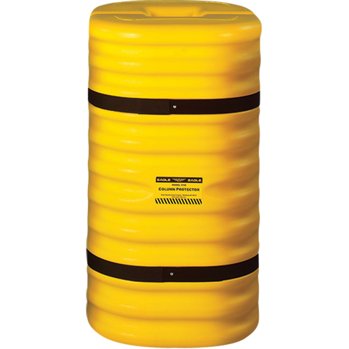 Protecteur de colonne, Ouverture int&eacute;rieure 12" x 12", 24" lo x 24" la x 42" h, Jaune O-Max