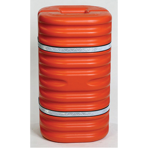 Column Protector, 12" Inside Opening, 24" L x 24" W x 42" H, Orange O-Max