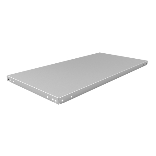 Slotted Angle Shelf, Galvanized Steel, 36" W x 18" D O-Max