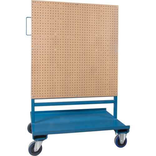 Support combin&eacute; bac/panneau perfor&eacute;, &agrave; deux c&ocirc;t&eacute;s, 38" la x 24-1/2" p x 55" h O-Max