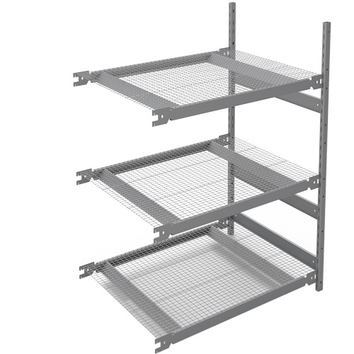 &eacute;tag&egrave;re de grande largeur, Acier, Sans boulons, Ajout, 42" la x 60" h x 32" p O-Max