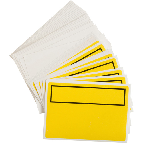 &eacute;tiquettes vierges Right-to-Know pour produits chimiques O-Max