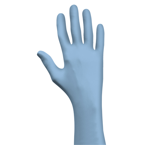 N-DEX&reg; Disposable Gloves, X-Large, Nitrile, 4-mil, Powder-Free, Blue O-Max