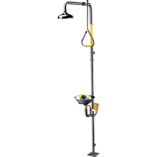 Safe-T-Zone&reg; Combination Shower & Eye/Face Wash O-Max
