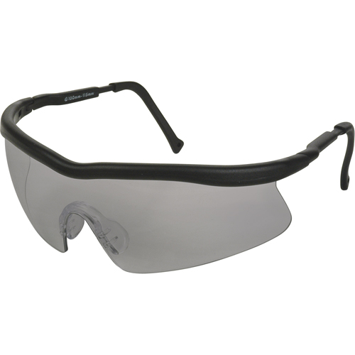 Lunettes de s&eacute;curit&eacute; s&eacute;rie Z400, Lentille Grise/fum&eacute;e, Anti-&eacute;gratignures, R&eacute;pond ou surpasse la norme CSA Z94.3 O-Max