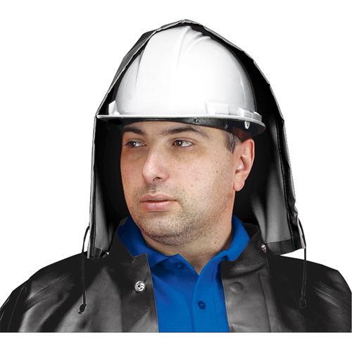 Capuchon imperm&eacute;able SBR Vulcan, Taille unique, Noir, Caoutchouc O-Max