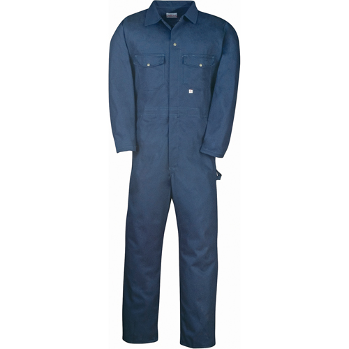 Westex Indura&reg;FR-7A&reg; Coveralls, Size 38, Navy Blue O-Max
