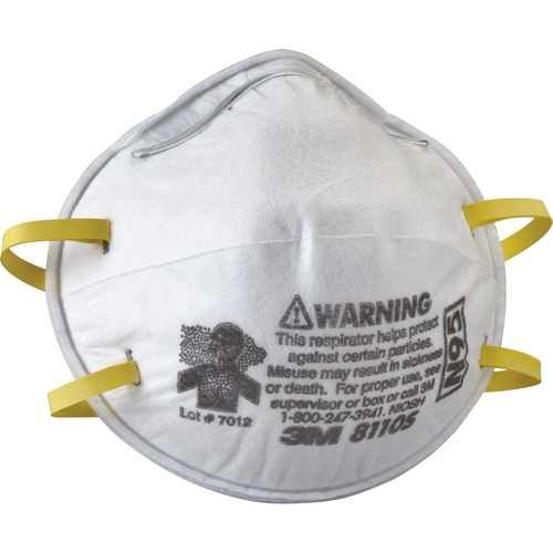 8110S Particulate Respirators, N95, NIOSH Certified, Small O-Max