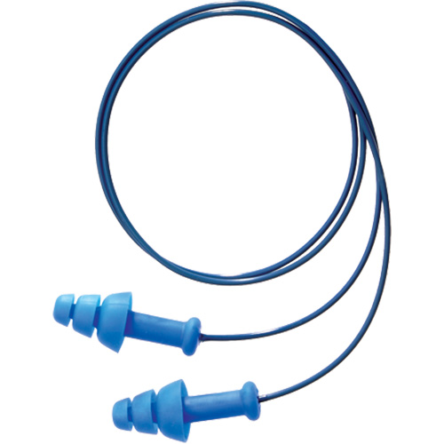 Howard Leight SmartFit&reg; Metal Detectable Reusable Earplugs, Corded, One-Size, Bulk - Box, 25 NRR dB O-Max
