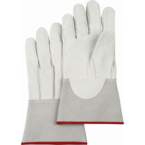 TIG Welding Gloves, Grain Pigskin, Size X-Large O-Max
