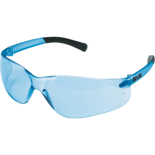 BEARKAT&reg; Safety Glasses, Blue Lens, Anti-Scratch, ANSI Z87+/Meets/Exceeds CSA Z94.3 O-Max