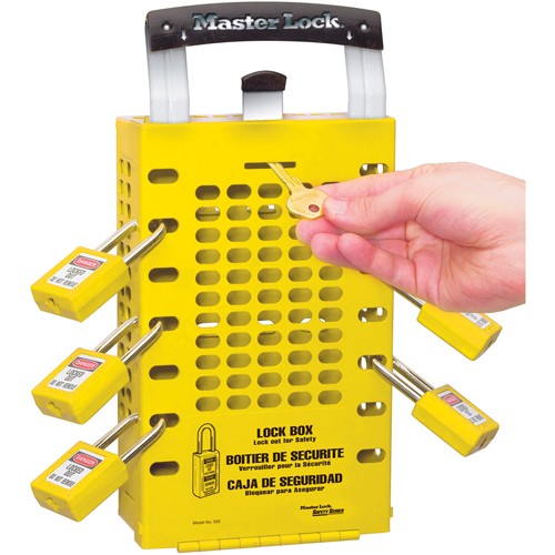 Bo&agrave;tes de verrouillage Latch Tight, Jaune O-Max