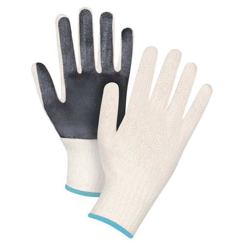 Gants en tricot &agrave; paume enduite, Poly/coton, Un c&ocirc;t&eacute;, Calibre 7, T-Grand O-Max