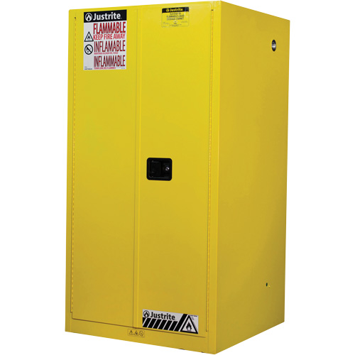 Sure-Grip&reg; Ex Flammable Storage Cabinets, 60 gal., 2 Door, 34" W x 65" H x 34" D O-Max
