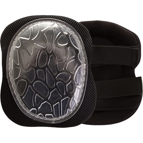 Comfort Knee Pads, Hook and Loop Style, Plastic Caps, Gel Pads O-Max