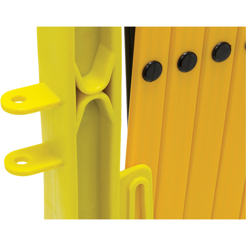 Barri&egrave;re Xpandit, 36" h x 11,5' lo, Noir/Jaune O-Max