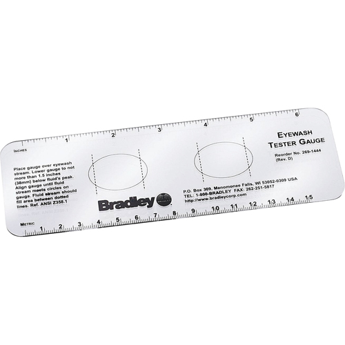 Manom&egrave;tres d'essai pour douche oculaire O-Max