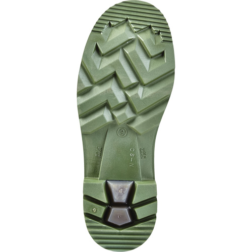 Bottes industrielles tout temps Enduro, Caoutchouc, Embout Acier, Pointure 8, Semelle R&eacute;sistant aux perforations O-Max