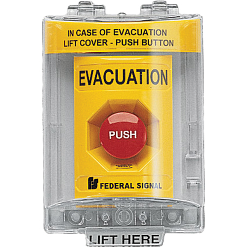 For Vandal-resistant Activation Of Emergency Systems, Wall O-Max