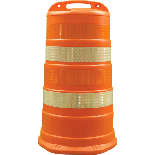 Barils pour canalisation du trafic Trailboss, Hauteur 41,27'', Orange O-Max