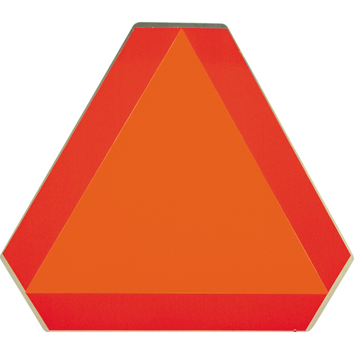 Slow Moving Vehicle Signs, Aluminum, 16" W x 16" H O-Max