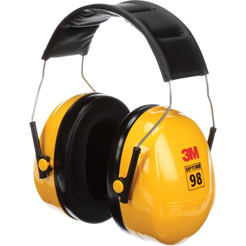 Serres-t&ecirc;tes de s&eacute;rie Peltor Optime 98, Bandeau, 25 NRR dB O-Max