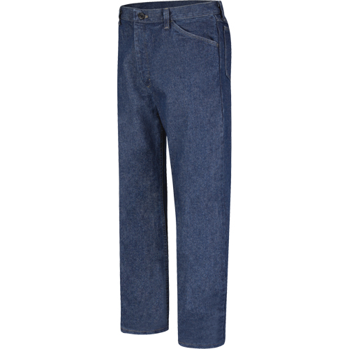 Pantalons en denim pr&eacute;lav&eacute;s de coupe classique EXCEL FR, Tour de taille 34, Entrejambe 37 O-Max