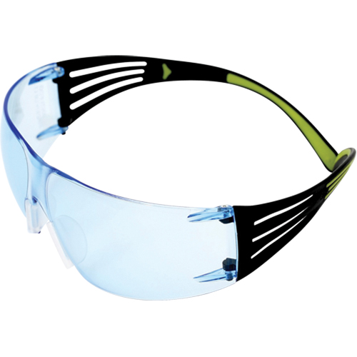 Lunettes de s&eacute;curit&eacute; SecureFit s&eacute;rie 400, Lentille Bleu, Antibu&eacute;e/Anti-&eacute;gratignures, ANSI Z87+/R&eacute;pond ou surpasse la norme CSA Z94.3 O-Max