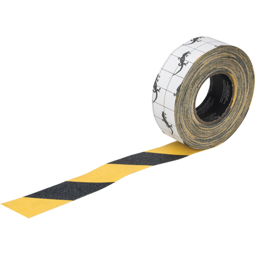 Premium Anti-Skid Tape, 2" x 60', Black & Yellow O-Max