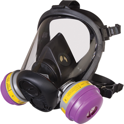 Respirateur &agrave; masque complet de s&eacute;rie RU6500 de North, Silicone, Moyen O-Max