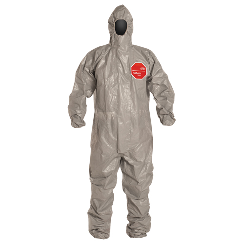 Tychem&reg; 6000 Coveralls, X-Large, Grey O-Max