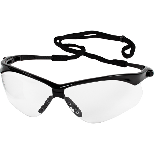Lunettes de s&eacute;curit&eacute; Nemesis de Kleenguard, Lentille Transparent, Antibu&eacute;e, ANSI Z87+/R&eacute;pond ou surpasse la norme CSA Z94.3 O-Max