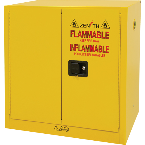 Armoire pour produits inflammables, 22 gal., 2 Porte(s), 35" La x 35" h x 22" p O-Max