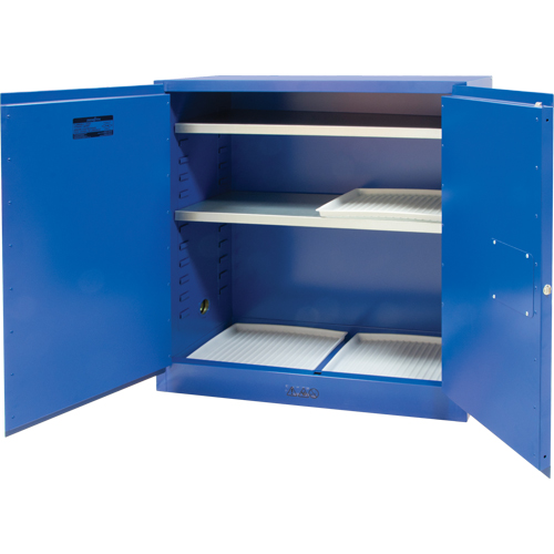 Armoire pour liquides corrosifs, 30 gal., 43" x 44" x 18" O-Max