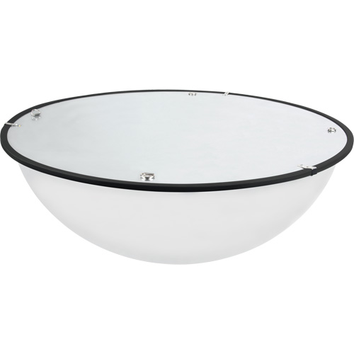 Miroir en d&ocirc;me 360°, D&ocirc;me complet, Dessus ferm&eacute;, Diam&egrave;tre 18" O-Max