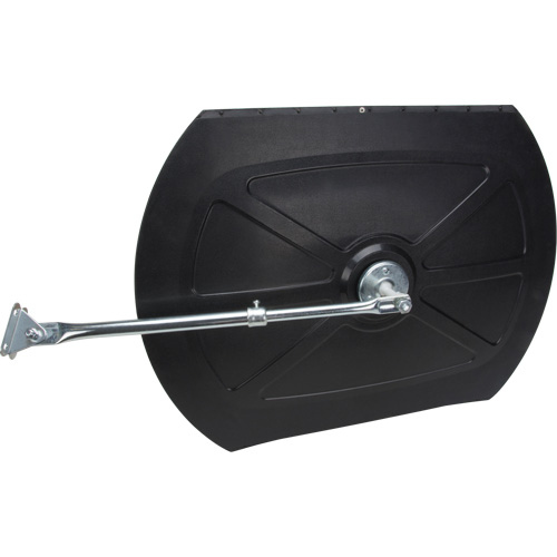 Roundtangular Convex Mirror with Telescopic Arm, 24" H x 36" W, Indoor/Outdoor O-Max