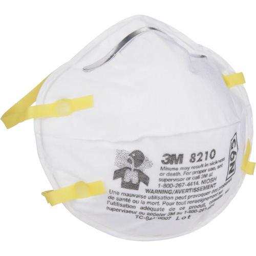 8210 Particulate Respirators, N95, NIOSH Certified O-Max