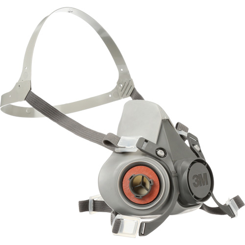 6000 Series Half Facepiece Reusable Respirator, Thermoplastic, Medium O-Max