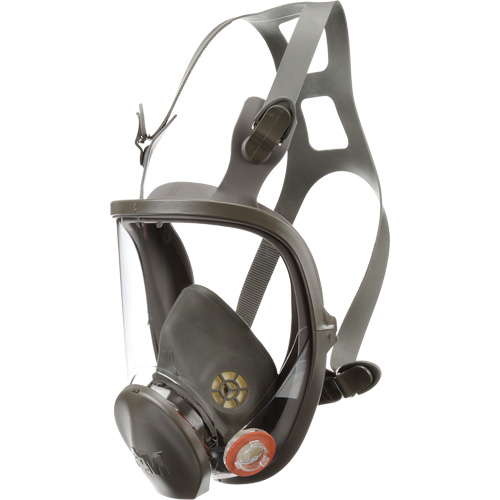 Respirateur r&eacute;utilisable &agrave; masque complet s&eacute;rie 6000, &eacute;lastom&egrave;re/Silicone/Thermoplastique, Moyen O-Max