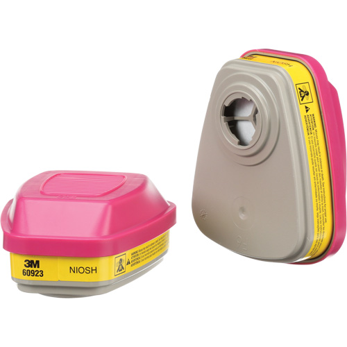 6000 Series Respirator Cartridges, Gas/Vapour Cartridge, Organic Vapour/Acid Gas/P100 O-Max