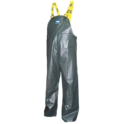 Journeyman&reg; Bib Pants, 4X-Large, Polyester/PVC, Green O-Max