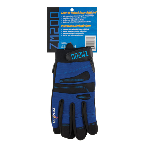 Gants pour m&eacute;canicien ZM200, Paume Synth&eacute;tique, Taille 2T-Grand O-Max
