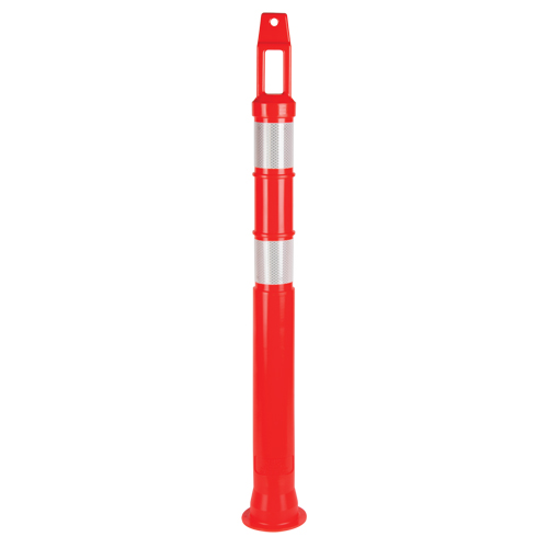 Poteau d&eacute;lin&eacute;ateur de premi&egrave;re qualit&eacute;, 42" h, Orange O-Max