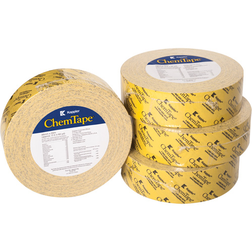Ruban r&eacute;sistant aux produits chimiques ChemTape, 50,8 mm (2") x 50 m (164'), Jaune O-Max
