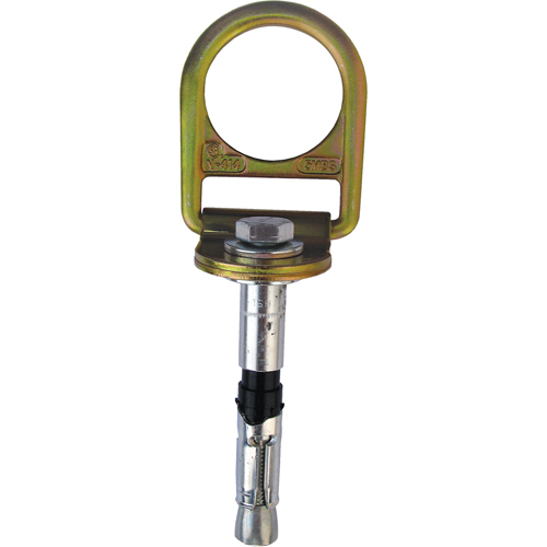 PRO Concrete D-ring Anchor with Bolt, Concrete/D-Ring, Permanent Use O-Max