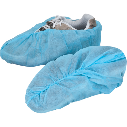 Shoe Covers, X-Large, Polypropylene, Blue O-Max