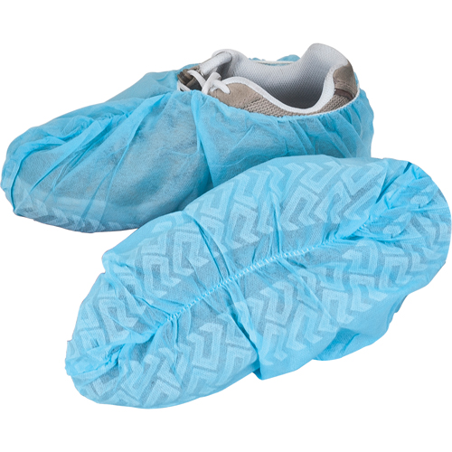 Shoe Covers, X-Large, Polypropylene, Blue O-Max
