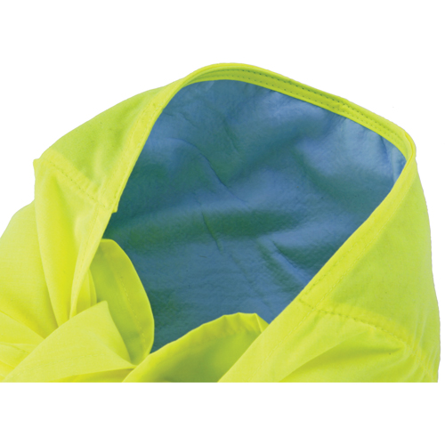 Chill-Its&reg; 6710CT Cooling Triangle Hats, High Visibility Lime-Yellow O-Max