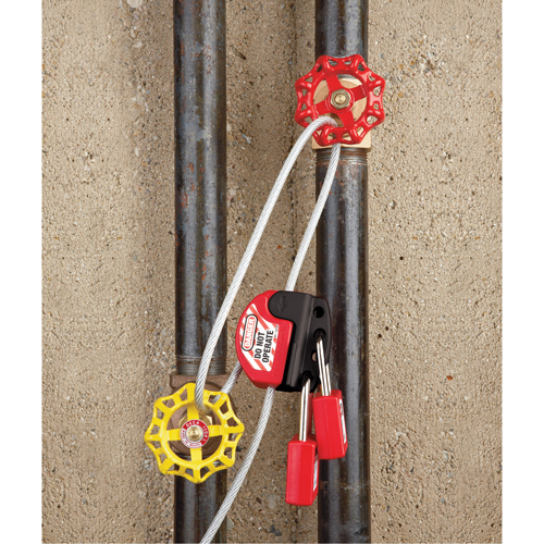 Verrou de c&acirc;ble ajustable, Longueur de 10' O-Max