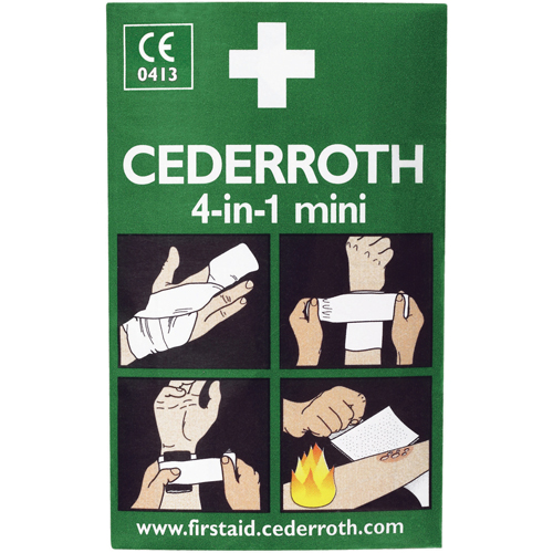 Cederroth 4-in-1 Bloodstopper, 5" L x 3" W O-Max